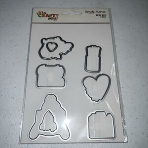 Simple Stories  METAL CUTTING DIE - HEY CRAFTY GIRL- 8 Dies